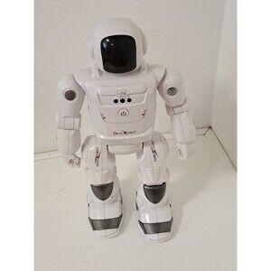 Devo Robot White Gray Swinging Arms Remote Missing. Tested And Confirmed